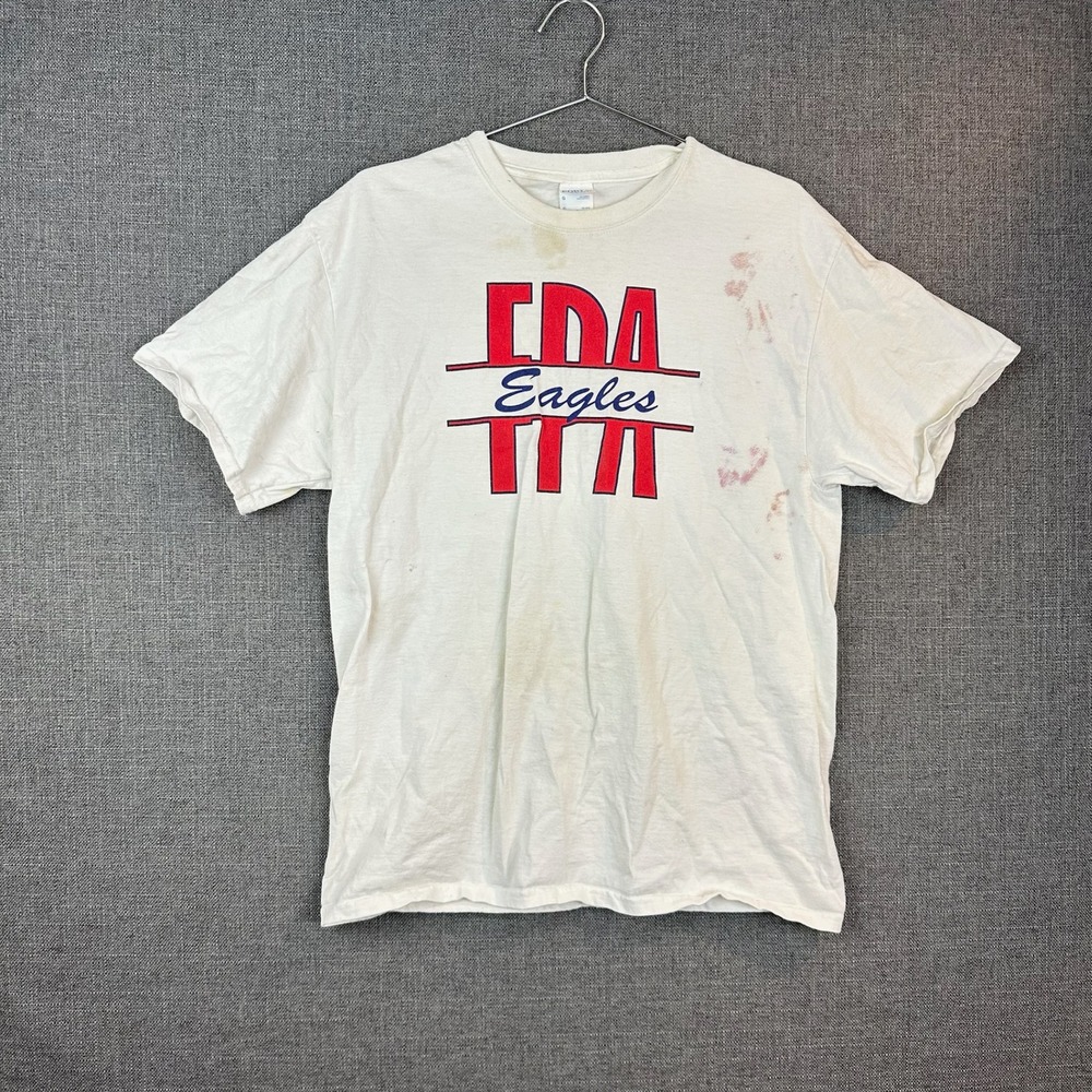 EDA Eagles Graphic T Shirt Sport‎ and Company Essential Tee White Large